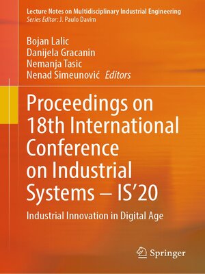 cover image of Proceedings on 18th International Conference on Industrial Systems – IS'20